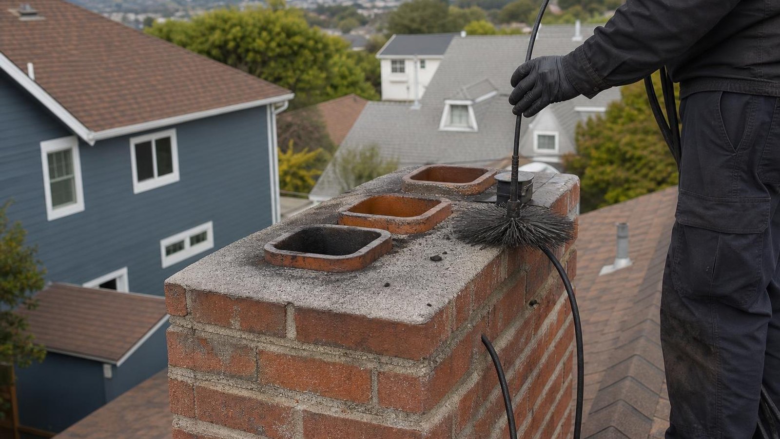 Practical chimney sweep & inspection in Millbrae